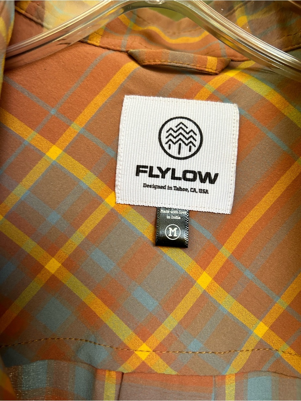 Flylow NWOT Plaid Outdoors Technical Durable Ladies Snap Front Size Medium - Picture 2 of 7
